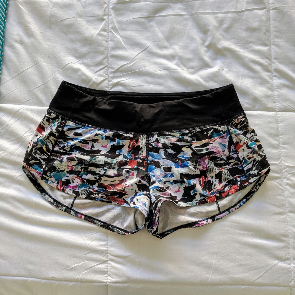 Lululemon culture clash speed up shorts